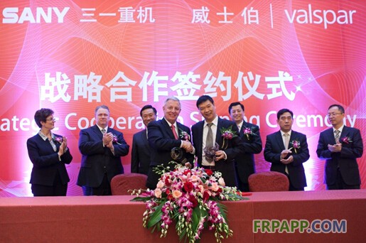 強(qiáng)強(qiáng)聯(lián)合新發(fā)展  互利共進(jìn)贏未來--威士伯與三一重機(jī)簽訂戰(zhàn)略合作協(xié)議-復(fù)合材料應(yīng)用