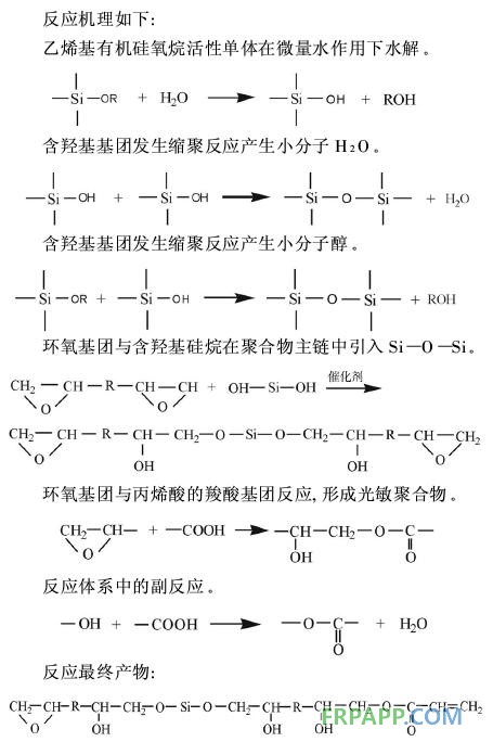 有機硅改性環(huán)氧丙烯酸預聚物的合成和UV固化膜性能